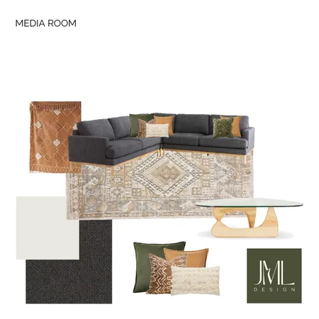 Media Room Interior Design Mood Board by JML Design on Style Sourcebook