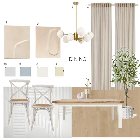 MODULE 9 - DINING Interior Design Mood Board by Emily Fox on Style Sourcebook