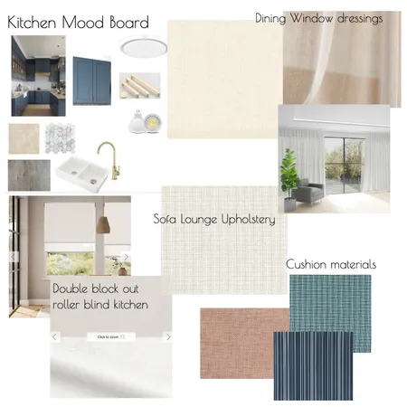 Drapery and upholstery Kitchen, Dining, lounge Interior Design Mood Board by chantelle.mardi@gmail.com on Style Sourcebook