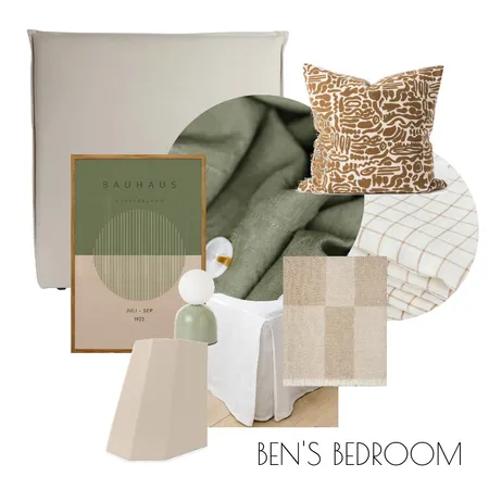 BENS BEDROOM Interior Design Mood Board by Lucy Furniss Design on Style Sourcebook