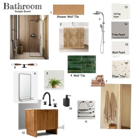 Bathroom Sample Board Interior Design Mood Board by Smedeiros77 on Style Sourcebook