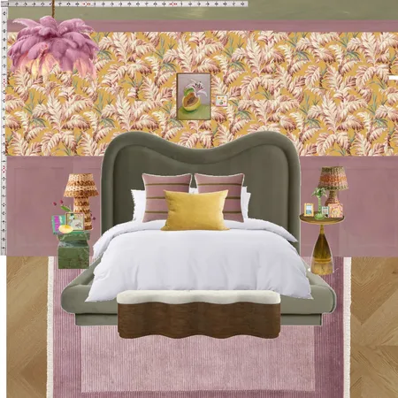Old Hollywood Bedroom Wall Interior Design Mood Board by dl2407 on Style Sourcebook