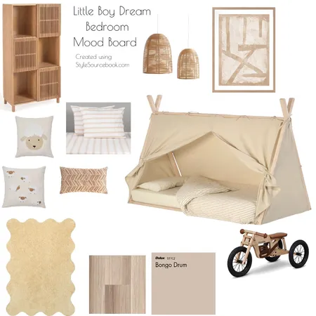 Little Boy Dream Bedroom Mood Board Interior Design Mood Board by RAMCAD2025 on Style Sourcebook