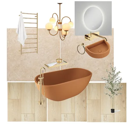 Mediterranean Bathroom Interior Design Mood Board by Fienza on Style Sourcebook
