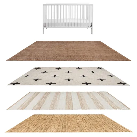4 rugs and crib Interior Design Mood Board by Tricia Kramer on Style Sourcebook