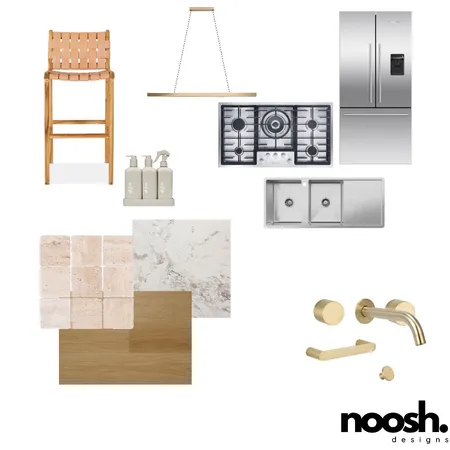 Modern boho coastal Kitchen Interior Design Mood Board by Noosh Designs on Style Sourcebook