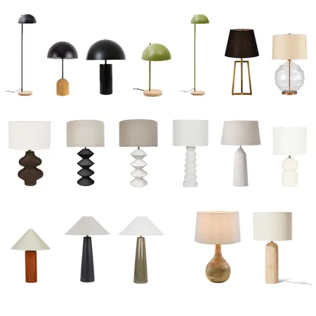 lamps Interior Design Mood Board by Tricia Kramer on Style Sourcebook