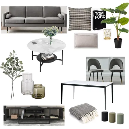 WCL Westmont 1 bed living room grey Interior Design Mood Board by Lovenana on Style Sourcebook