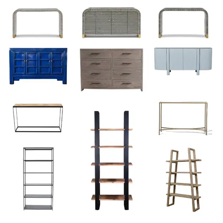 consoles, shelves Interior Design Mood Board by Tricia Kramer on Style Sourcebook
