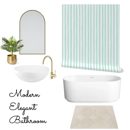 Modern Elegant Bathroom Interior Design Mood Board by Pemilyland on Style Sourcebook