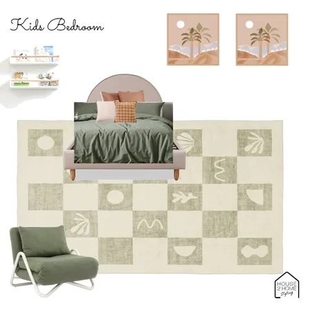 Kids Bedroom 2 - Kookaburra Interior Design Mood Board by House 2 Home Styling on Style Sourcebook