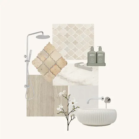 Bathroom and Ensuite Interior Design Mood Board by billie@billoukainteriors.com.au on Style Sourcebook
