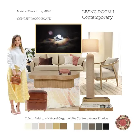 Styling Nicki's Living Room 1 Interior Design Mood Board by House of Soul on Style Sourcebook