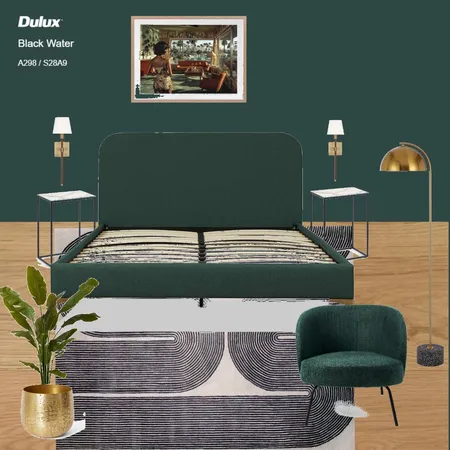 green Drentch Interior Design Mood Board by nicole.kaitlin on Style Sourcebook
