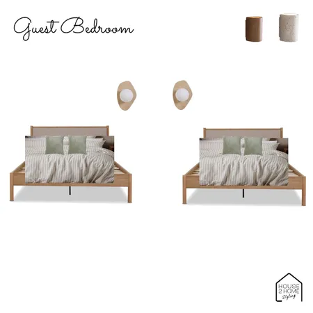 Guest Bedroom 2 - Bedroom Interior Design Mood Board by House 2 Home Styling on Style Sourcebook