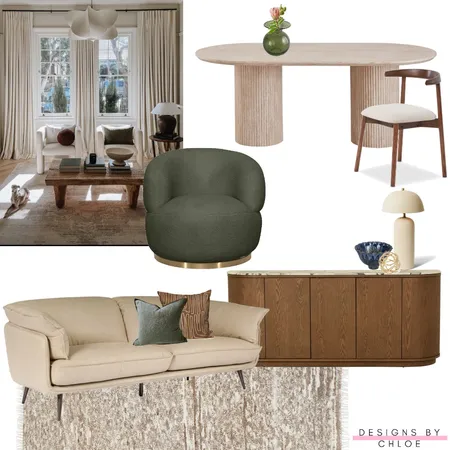 Ararat dining/living Interior Design Mood Board by Designs by Chloe on Style Sourcebook