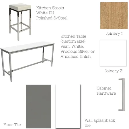 Kitchen Selections_ furniture and hardware Interior Design Mood Board by Melina Ramsay Design on Style Sourcebook