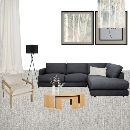 K&J Living Area Interior Design Mood Board by interiorsbyleesh@gmail.com on Style Sourcebook
