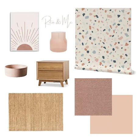 Terrazzo pinks Interior Design Mood Board by RitaAndMe on Style Sourcebook