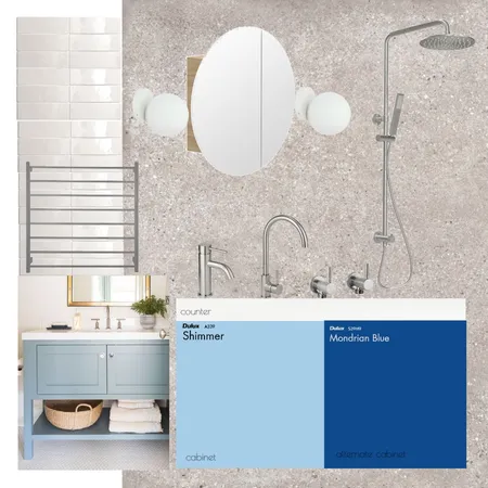 bath moodboard - light blue - 6 azolla place Interior Design Mood Board by terra spatial design on Style Sourcebook