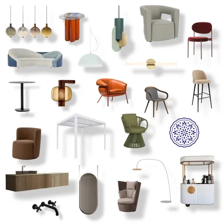 Hotel Scheme Board Interior Design Mood Board by EilishMcG on Style Sourcebook