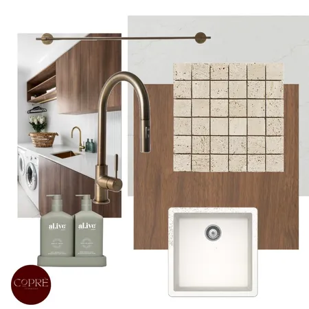 Glennie House laundry Interior Design Mood Board by COPRÈ INTERIORS on Style Sourcebook