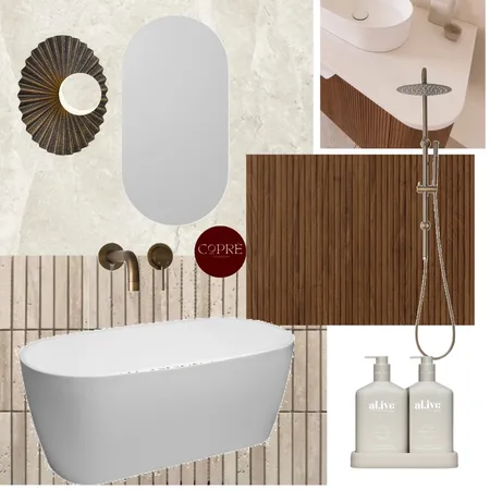 Glennie House main bathroom Interior Design Mood Board by COPRÈ INTERIORS on Style Sourcebook