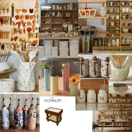 Pottery Studio Interior Design Mood Board by Sharn.b@icloud.com on Style Sourcebook