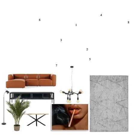 Industrial lounge room Interior Design Mood Board by donnellamerrett@yahoo.com.au on Style Sourcebook