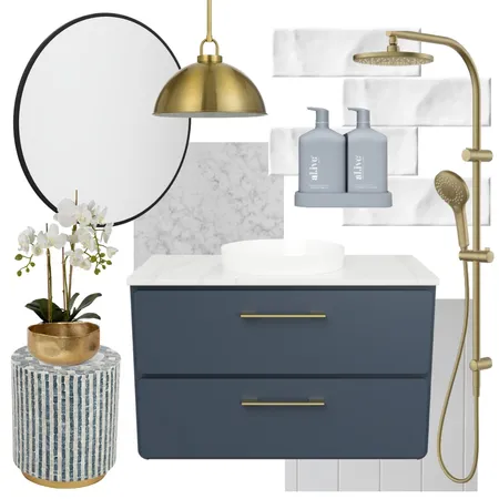 Hamptons Luxe | Colby with Portland Mirror Interior Design Mood Board by Timberline on Style Sourcebook