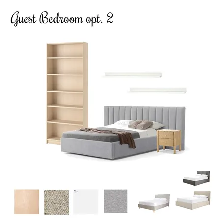 Guest Bedroom 2 Interior Design Mood Board by martina.interior.designer on Style Sourcebook