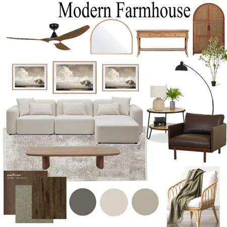Modern Farmhouse Mood Board Interior Design Mood Board by NeffAlejandre on Style Sourcebook