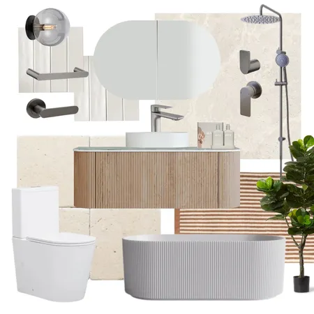 Caroma Urbane II - Gun Metal Interior Design Mood Board by The Blue Space on Style Sourcebook