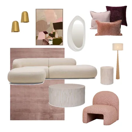 Burgundy and plum living Interior Design Mood Board by envisual design on Style Sourcebook