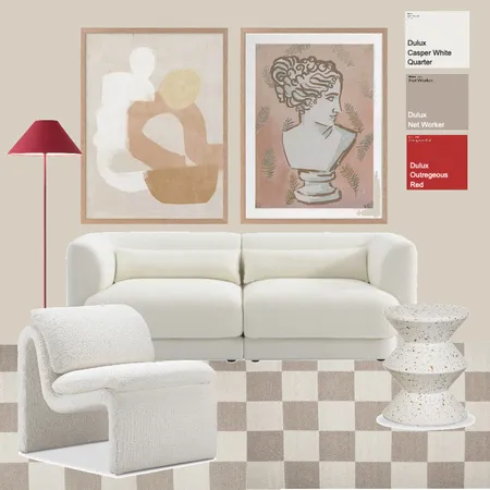 The Red Theory Interior Design Mood Board by My Interior Designers on Style Sourcebook