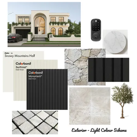 Snowy Mountains Half Exterior - Black Japan Interior Design Mood Board by Sheilzy on Style Sourcebook