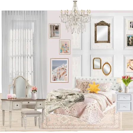 Shabby Chic Sample Board Interior Design Mood Board by connellys2000 on Style Sourcebook