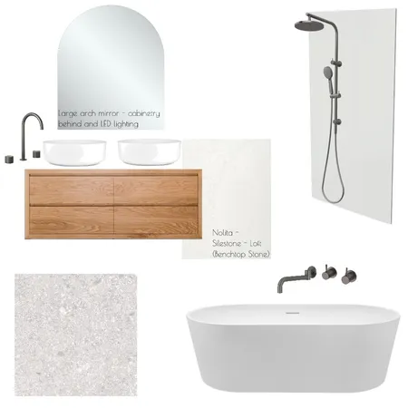 Main Bathroom Interior Design Mood Board by thorsheabuild on Style Sourcebook