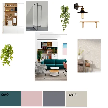 לוח השראה כניסה וסלון-הלנירלט -הדס והראל Interior Design Mood Board by Efrats on Style Sourcebook