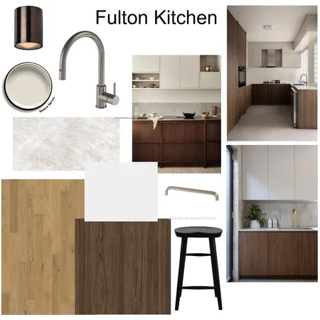 Fulton Apartment - Kitchen Interior Design Mood Board by JJID Interiors on Style Sourcebook