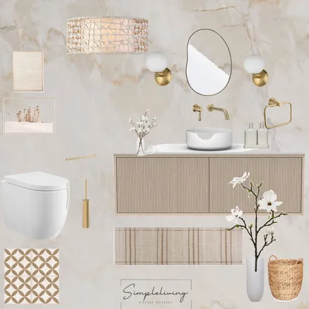Bathroom  decor ideas Interior Design Mood Board by moureen on Style Sourcebook