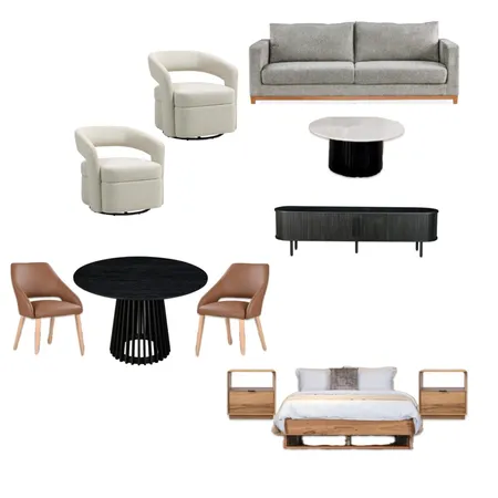 Airbnb - Entry Package - Black City Apartment Interior Design Mood Board by EllieG on Style Sourcebook