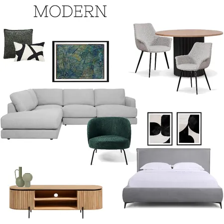 Modern Interior Design Mood Board by Interiors By Zai on Style Sourcebook