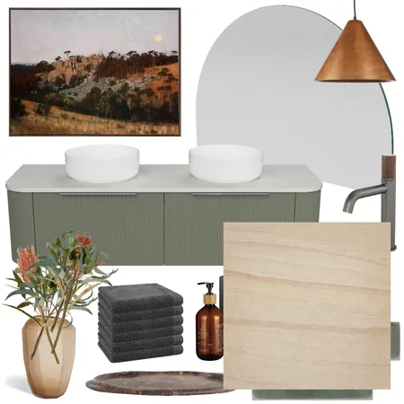 Outback Plains | Santos with Melody Mirror Interior Design Mood Board by Davo on Style Sourcebook