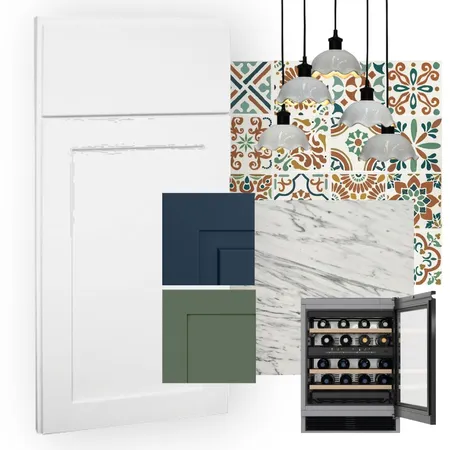 Colorful Spanish Wetbar Interior Design Mood Board by Hanna Laine on Style Sourcebook