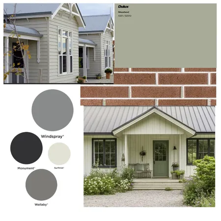 Haybale House - Façade Revision - Option 1 Interior Design Mood Board by DonnaB on Style Sourcebook