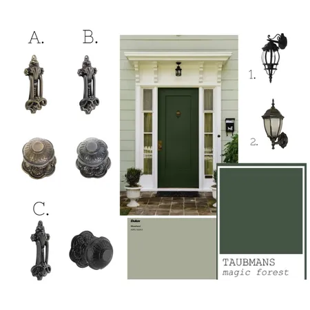 Haybale House - Door Furniture + Lighting Interior Design Mood Board by DonnaB on Style Sourcebook