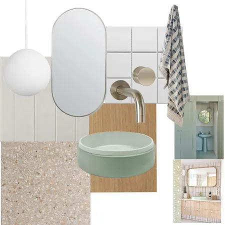 Downstairs Powder Room Interior Design Mood Board by marcelle on Style Sourcebook