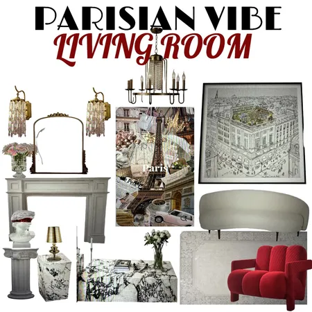 Parisian Vibe MB Interior Design Mood Board by al1168ster@gmail.com on Style Sourcebook