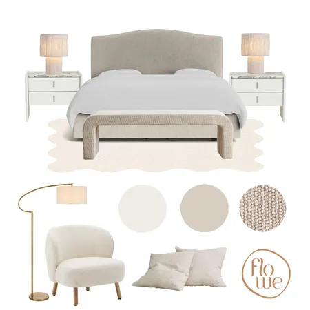 Oxford St Master Bedroom Interior Design Mood Board by Flowe Interiors on Style Sourcebook